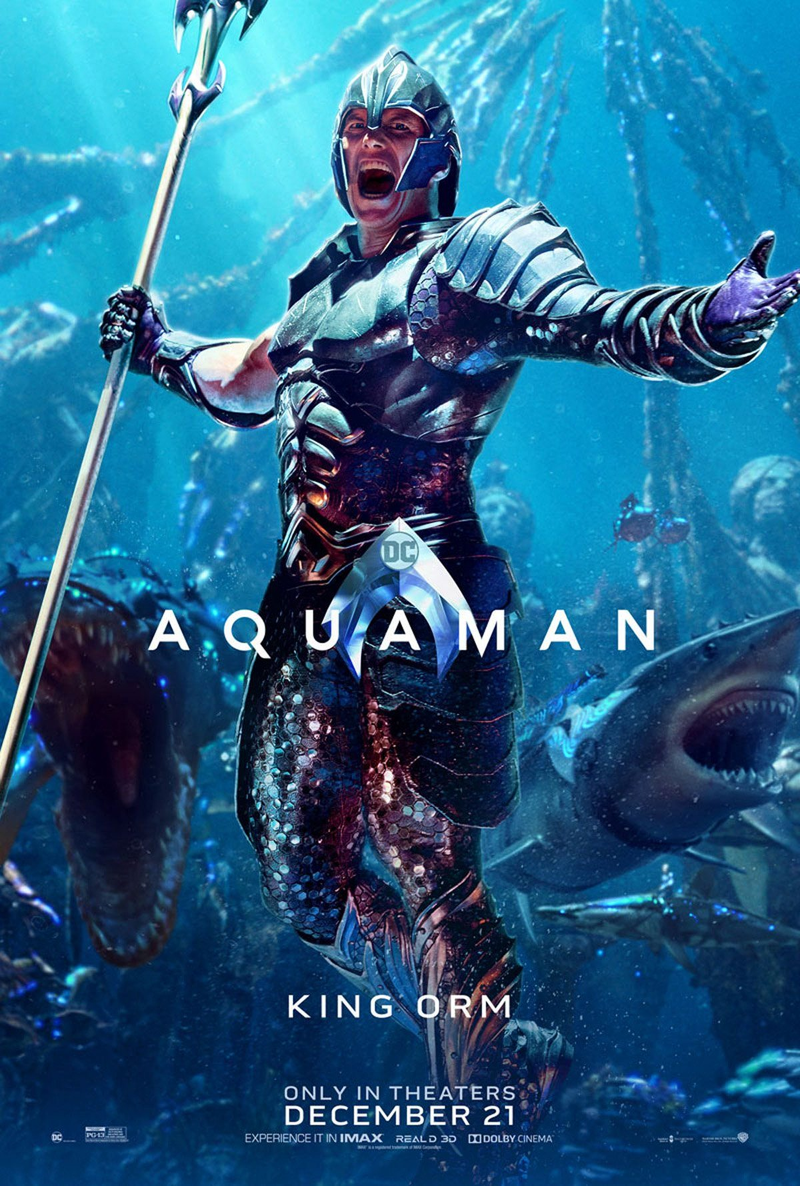 Patrick Wilson as King Orm in Aquaman